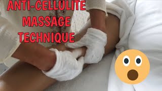 VLOG 21 ANTI CELLULITE MASSAGE TECHNIQUE [upl. by Daveda79]