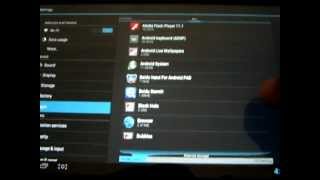 Ainol Novo 7 Venus Quad Core GPS Tablet PC Indepth  Apps pt 2 [upl. by Aloisius581]