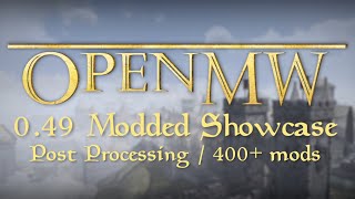 Morrowind Remastered 2023 OpenMW Full Concept Overhaul Post Processing Volumetric Fog 4k 60FPS [upl. by Friedland]