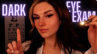 ASMR Dark Eye Exam  Medical ASMR For Sleep [upl. by Enelaehs322]