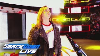 Relive Ronda Rouseys shocking arrival at Royal Rumble SmackDown LIVE Jan 30 2018 [upl. by Auhsoj184]