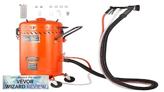 VEVOR 28 Gallon Vacuum Sand Blaster Dustless Sandblaster with Builtin 1200W Vacuum Review [upl. by Odraode]