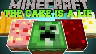 Minecraft THE CAKE IS A LIE DEADLY AND EPIC CAKES Cake is a Lie Mod Showcase [upl. by Allecnirp]