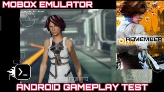 MOBOX EMULATOR I REMEMBER ME IN SD6654GB RAM I PC GAMES ON ANDROID [upl. by Oicnedif]