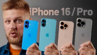 Распаковка всех iPhone 16  Plus  Pro  Max — какой выбрать [upl. by Franciska]