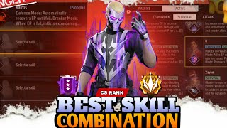 New CS Season  Best Skill Combination  Kairos  Character Combination Ability  After Update 🤯 [upl. by Gerge712]