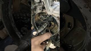 timing chain 😨 setting mecanical [upl. by Alisun]