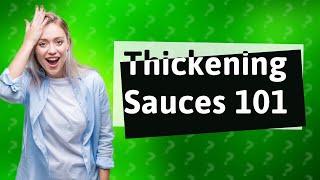 How do you add xanthan gum to sauce [upl. by Ahsieker]