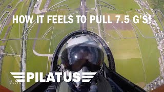 PC21 – What its Like to pull 75 Gs in the Next Generation Trainer with a Test Pilot [upl. by Nwahsid]