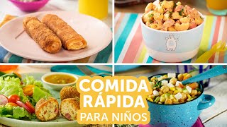 Ideas de comidas rápidas para niños  Kiwilimón [upl. by Patrich]