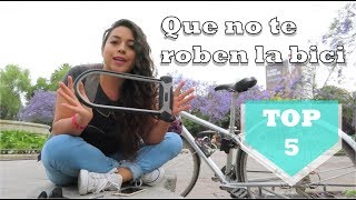 Top 5  Cómo impedir que te roben tu bici [upl. by Suoilenroc520]