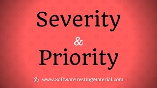 Severity and Priority in software testing in hindi [upl. by Solley416]