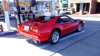 Ferrari 328 GTB BRUTAL Startup and Acceleration [upl. by Pellegrini]