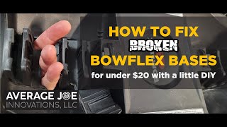 How to DIY Fix Broken Bowflex® SelectTech® 552 amp 1090 Dumbbell Bases for Under 20 [upl. by Rochemont]