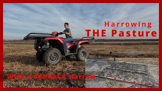 I Harrowed My Pasture with a REDBACK Harrow did it work [upl. by Maibach]