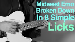 FACGCE 8 Licks That Will Teach You Midwest Emo [upl. by Azer]