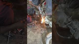 oxyacetylene gas welding automobile machine shorts [upl. by Lenwood356]