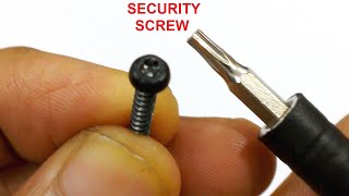 How to Open a Torx Security Screw with regular screwdriver [upl. by Muller]