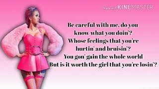 Cardi B  Be Careful Lyrics [upl. by Adi]