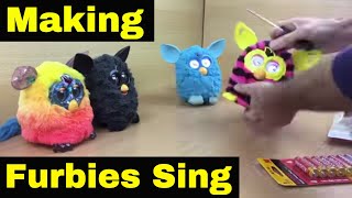 5 Furbies Singing in Harmony Furby singing [upl. by Rebekah]