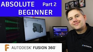 Fusion 360 Tutorial for Absolute Beginners— Part 2 [upl. by Lemire]