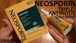 Unboxing Neosporin Original Triple Antibiotic Ointment [upl. by Albright133]