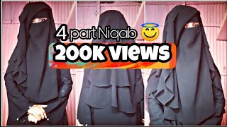 Niqab 4 part niqab style NusRat TanXin â¤ [upl. by Gaudet]