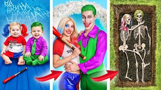 Birth to Death of Harley Quinn and Joker Superheroes In Real Life [upl. by Adym]