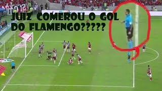 O juiz comemorou o gol do Flamengo [upl. by Aylsworth]