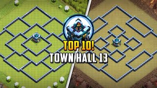 TOP 10 Town Hall 13 TH13 FarmingTrophy Base Layout  Copy Link 2024  Clash of Clans [upl. by Clarkin145]