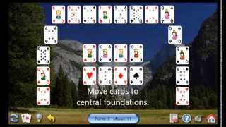 How to play Crescent Solitaire [upl. by Gambell50]