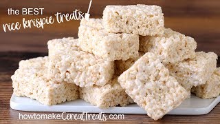 BEST Rice Krispie Treats Recipe [upl. by Hopper187]