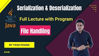 Serialization and Deserialization in java  serialversionuid java  objectoutputstream in java [upl. by Lyrrad]