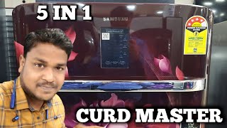 samsung curd maestro refrigerator demo हिंदी  Samsung 220 litter RR23A2K3XRZ [upl. by Hbahsur]