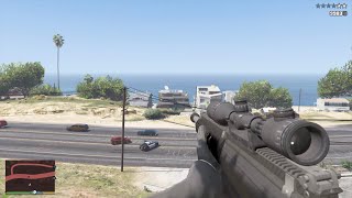 GTA 5 RDE 401  Chumash Beach Assassination  Ten Star Escape [upl. by Padraig]