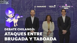 Debate Chilango Brugada y Taboada se atacan por corrupción inmobiliaria y caída del Metro [upl. by Bum]