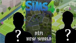 Sims 4 Défi New World je crée votre famille maison et monde [upl. by Edholm182]