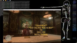 BEST FREE MOD Menu in 2024 For Red Dead Redemption 2 HorseMenu Install Tutorial  With Links [upl. by Gennie]