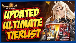 UPDATED ULTIMATE TIERLIST amp HERO POTENTIAL BUILD  SEVEN KNIGHTS IDLE [upl. by Marilyn353]