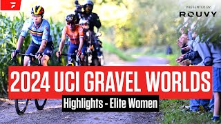 UCI Gravel World Championships 2024 Highlights  Women [upl. by Marguerie]