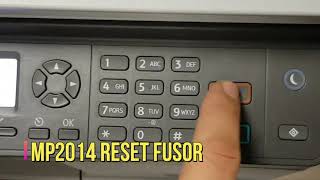 Ricoh MP 2014 How to Reset Fusor and PCUID  Photocopy Printer Repair Service [upl. by Sonahpets407]