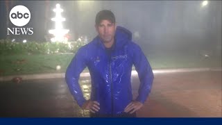 Hurricane Beryl makes landfall in Texas [upl. by Erdnad]