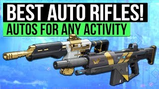 Destiny 2  Top 5 Auto Rifles for Any Activity Best Guns in Destiny 2 [upl. by Avril]