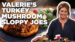 Valerie Bertinellis Turkey Mushroom Sloppy Joes  Valeries Home Cooking  Food Network [upl. by Naoj194]