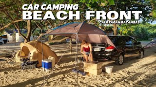 Car Camping at Ednas Beach amp Campsite Part 2 Calatagan Batangas  Sedan Camper Mirage G4 campingph [upl. by Marciano143]