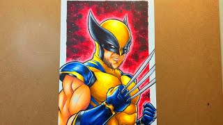 Drawing Wolverine  Deadpool amp Wolverine [upl. by Acenahs]