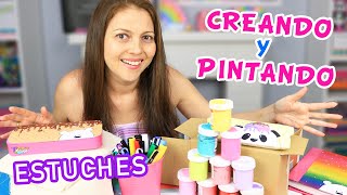 Increíbles ESTUCHES  Créalos y PINTALOS 🖌  DIY Regreso a Clases  Manualidades aPasos [upl. by Mathre]