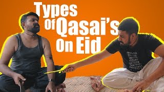 Types of Qasais on Eid  Bakra Eid  Bekaar Films [upl. by Eiramalegna]