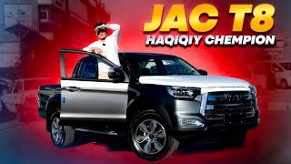 JAC T8 PICKUP OZBEKISTONDA BIRINCHILARDAN  CHINA MOTORS [upl. by Sension]