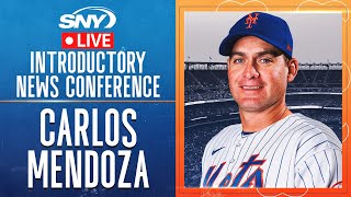 Carlos Mendoza is introduced as New York Mets manager LIVE  New York Mets  SNY [upl. by Panayiotis324]